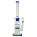 Honeycomb Glass Smoking Water Pipe with 8 Arm Perc (ES-GB-428)